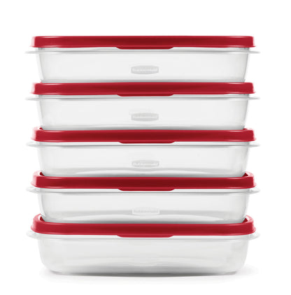 EasyFindLids™ Medium Food Storage Containers, Rectangle - US 5430