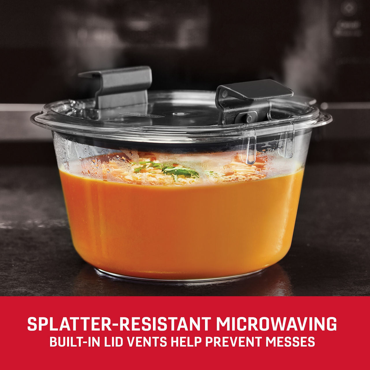 Rubbermaid Brilliance® Round Leak Proof Food Storage Containers, 2.17 cup, 2 Pack - US 2666