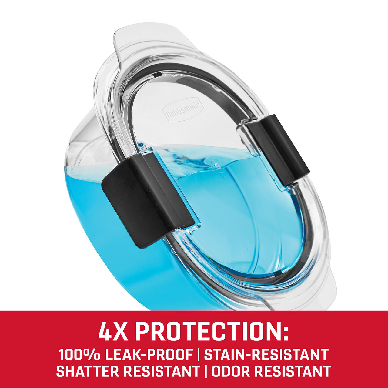 Rubbermaid Brilliance® Round Leak Proof Food Storage Container, 6.97 cup - US 5754